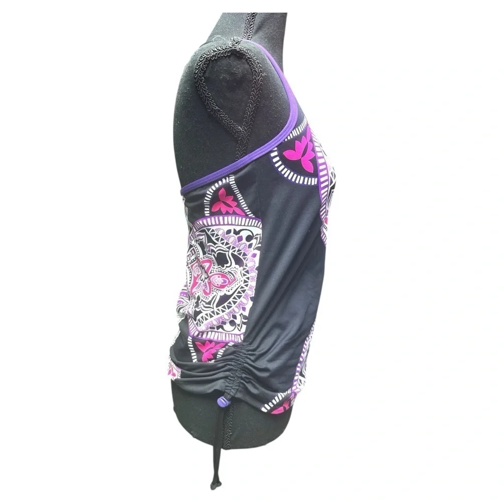 Athleta Tankini Swim Top Racerback Size medium - Picture 5 of 12